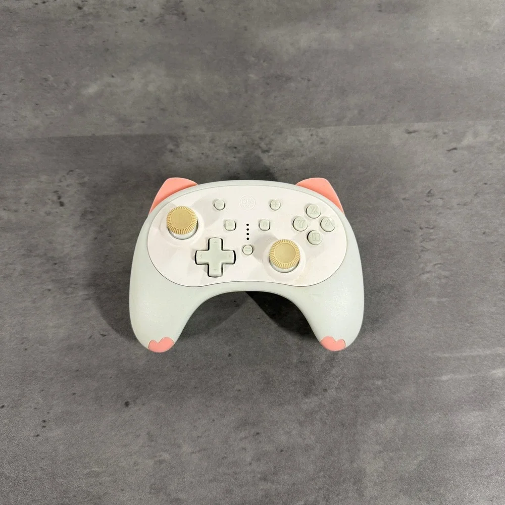 IINE Cat Wireless Controller Nintendo Switch White Gray Green Pink Kawaii eGirl